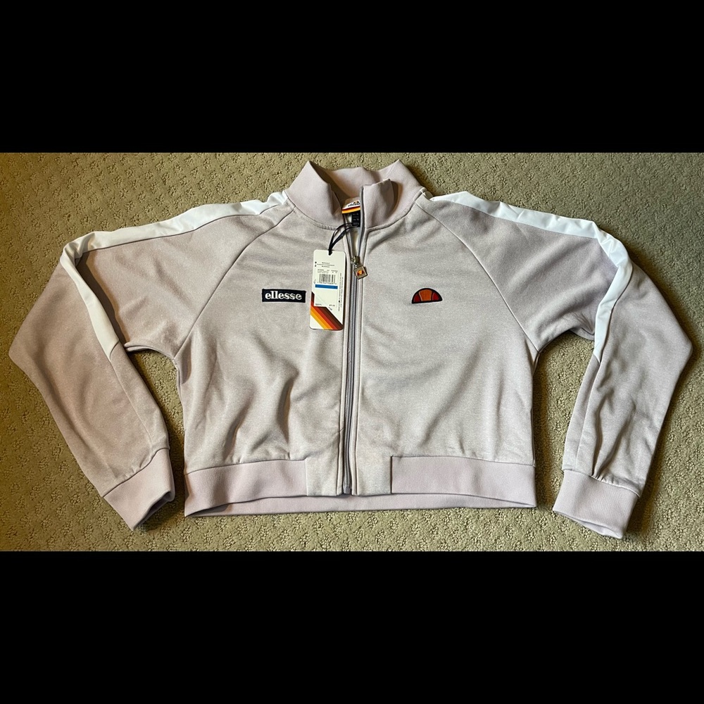ellesse Heritage Crop Track Top